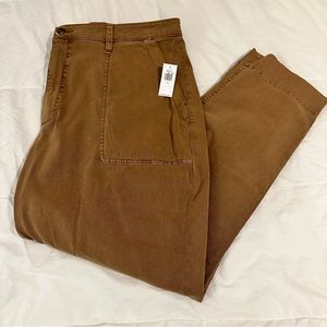 NWT Old Navy High-Waisted Straight Canvas Workwear Pants